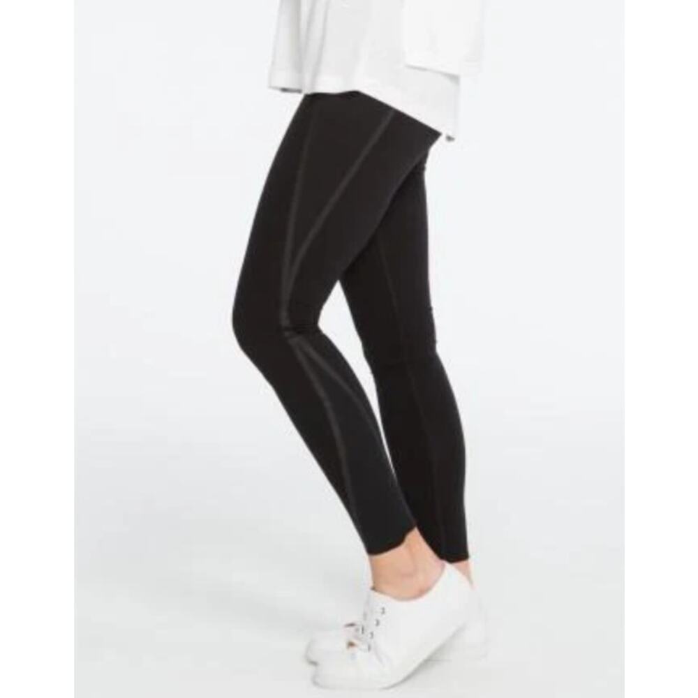 Spanx - Mesh Contour Leggings Very Black Size Small casual comfort High rise